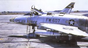 510th tactical fighter squadron   north american f 100d 25 na super sabre   55 3607